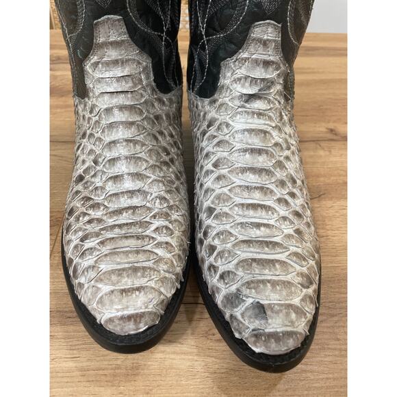 Dan Post Men's Manning Python Leather Boots Size 10 NWOB Exotic Boots Comfort - Picture 7 of 13